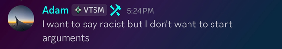 i want to say racist