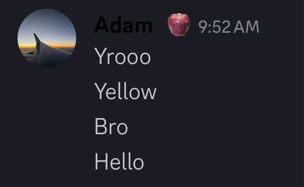 yellow