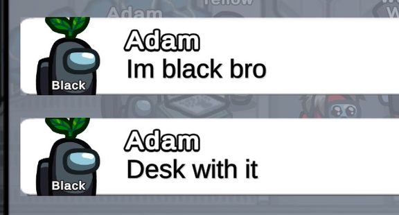 desk with it